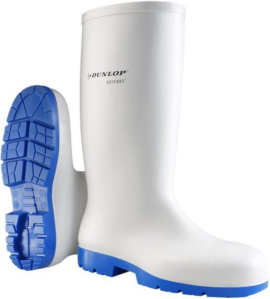Dunlop Knielaars Acifort + SRC, wit mt.35