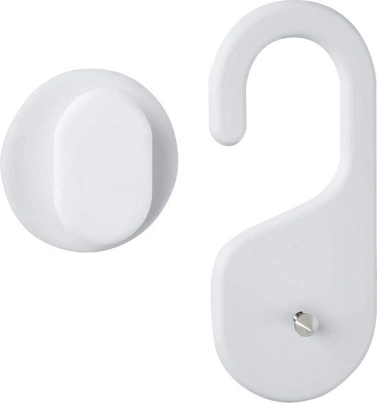Wenko Shampoo-flessenhouder - 3.5 cm - Wit - 2-delig