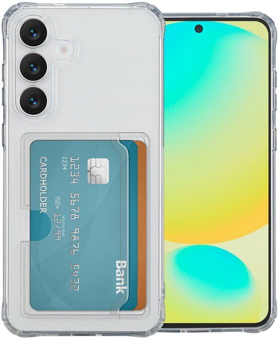 imoshion Hoesje met Pasjeshouder - Geschikt voor Samsung Galaxy S25 FE - Transparant