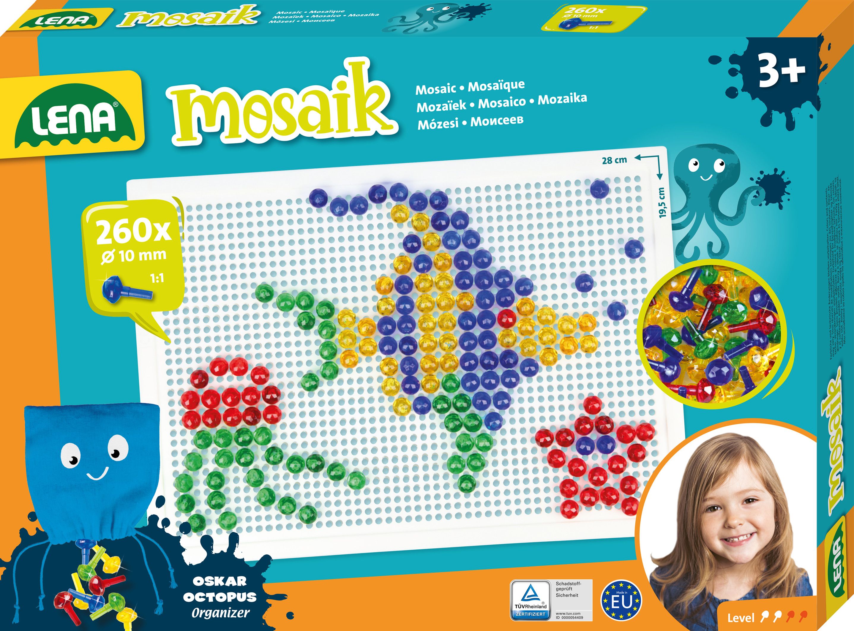 Lena Mosaik Set Transparant