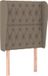 vidaXL Hoofdbord Stof Taupe 83x23x118/128 cm