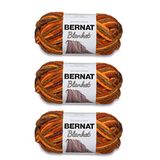 Bernat Deken Fall Leaves Garen - 3 Pack van 150g/5.3oz - Polyester - 6 Super Bulky - 108 Yards - Breien/Haak