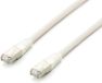 Equip CAT6a sFTP kabel 0.5 meter Wit