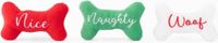 Zippypaws Naughty & Nice Bones hondenspeelgoed, 3 stuks