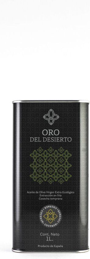 Oro del Desierto - Extra Vierge Organische Olijfolie - 1 liter - Coupage