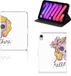B2Ctelecom Bookcase met naam iPad Mini 6 (2021) Cover met Standaard Boho Skull