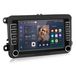Hexinex Android 15 autoradio pour VW, Skoda, Seat, 2Go+64Go, processeur 4 cœurs, Wi-Fi, écran 7 pouces