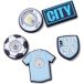 Crocs Jibbitz Manchester City (x5)