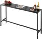 Vevor Bartafel voor buiten, 160 x 37,5 cm, zwart, rechthoekig, staal
