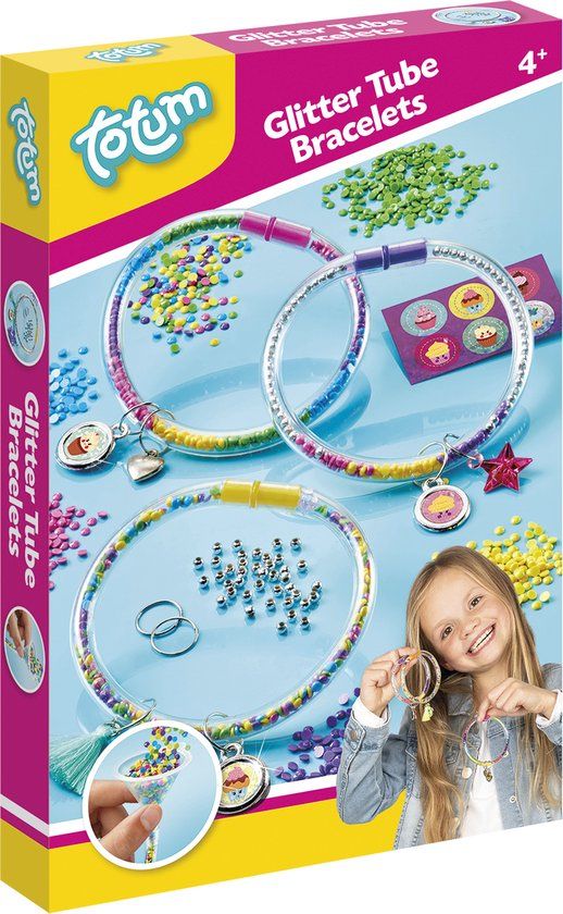Totum Vulbare Armbandjes Maken Knutselset Speelgoed Meisjes Vanaf 4 Jaar
