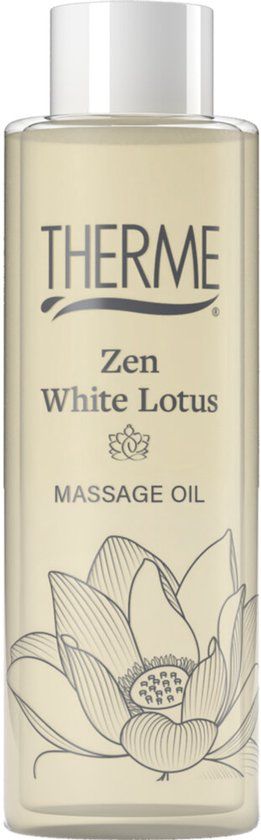 THERME Zen White Lotus Massage Oil - 125 ml
