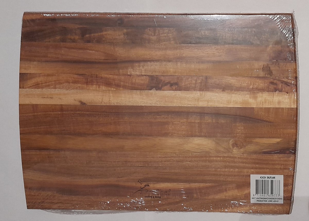 ProChef Cooking & Dining Snijplank Acacia hout - 34x24x2 cm - - Niet vaatwasmachinebestendig
