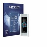 Savvies Screenprotector voor Ring Video Doorbell Pro (Version 2) - Folie Beschermfolie transparant 6 Stuks