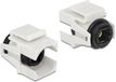 Delock 86337 - Keystone module Toslink (v) - Toslink (v) / wit - 1 m