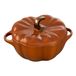 ZWILLING STAUB Pompoen Cocotte - 12cm, 0.5L - Orange Ceramic Baking Dish with Lid