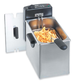 Bartscher Mini II - Friteuse - 2200W - 4 liter - Zwart/RVS