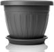 PARENCE.- Kleine steelpan met schotel - 17 cm steelpan met onderzetter