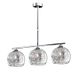 Theluz 294/3CR Plafondverlichting E14 LED Chroom