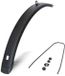 EuroFender EF Spatbord voor Tempo Square 28 inch 58mm Zwart