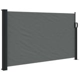 VidaXL Uitschuifbaar zijluifel antraciet 120x600 cm