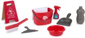 Dirt Devil Schoonmaak speelgoed – 7-delige Speelgoedset met Emmer, Borstel, Sprayfles, Schraper en Accessoires – Rollenspel Schoonmaakset voor Kinderen vanaf 3 Jaar
