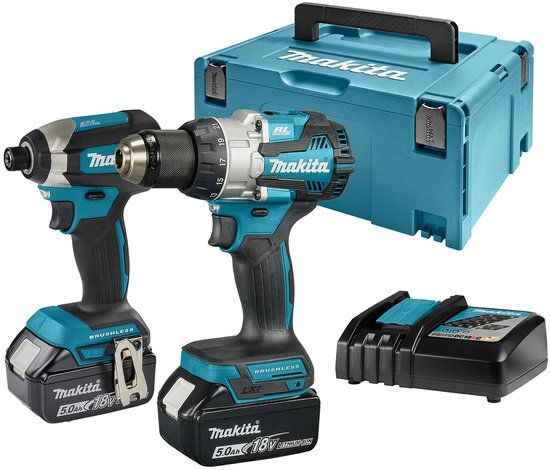 Makita DLX2507TJ Accu Combiset 2-delig (DHP489 + DTD153) 18V 5.0Ah in Mbox