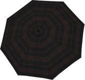 doppler paraplu Carbonsteel Duomatic Stormparaplu Karo Noir / Gris