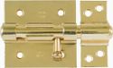 Amig Schuifslot/Plaatgrendel - Staal - 7cm - Messing - Incl. Schroeven