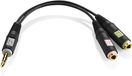 Sennheiser PCV 05 Combo Audio Adapter for PC Gaming Headsets - Black