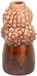 Merkloos Mansion Atmosphere Kandelaar Vince keramiek bruin 8,4x8,4x16,2cm