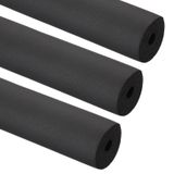 Isolation de tuyau, 6 mm diamètre intérieur x 2 mètres, 3 pièces, noir