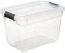 5Five Opbergkist met deksel - Solutions Box - 6.5 liter - 29x19x19 cm - kunststof - transparant