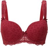 LingaDore DAILY T-Shirt BH - Ruby wine jacquard - 70G