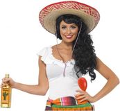 Merkloos / Sans marque R.H. Smith & Sons Wig Makers Ltd Mexicaanse verkleedset voor dames