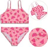 sarcia.eu Tweedelige roze meisjesbikini met watermeloenmotief, OEKO-TEX