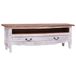 VidaXL TV-meubel 120x30x40 cm massief mahoniehout wit