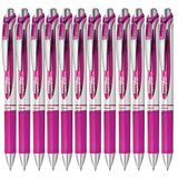 Pentel EnerGel XM BL77 gelpen met drukmechanisme, magenta (12 stuks)