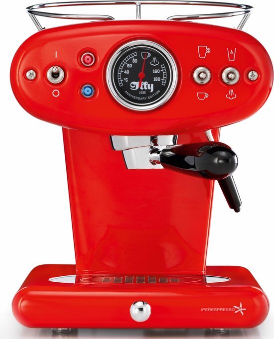 Illy Francis Francis X1 Anniversary - Iperespresso Machine - Rood rood