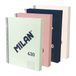 Milan Pakket Met 4 A4 Spiraal Notebooks Met Harde Kaft Geruit Papier 120 Vellen 95 G/m² 430-collectie Sinds 1918 5x5 Mm Transparant Kinderen