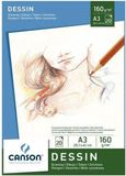 Canson Bloc de dessin A3 160g 20 feuilles