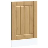 vidaXL Lucca Vaatwaspaneel - Bewerkt Hout - Artisanaal Eikenkleur
