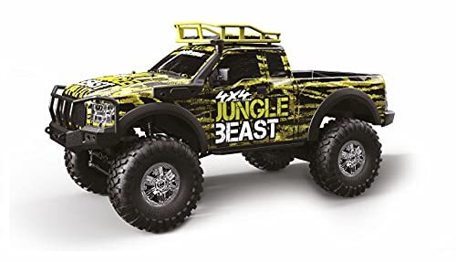 AMEWI 22530 Dirt Climbing Beast Pick-Up Crawler 4WD 1:10 RTR incl. afstandsbediening, accu en laadkabel, zwart-groen