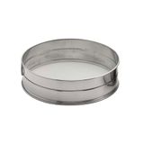 Witte Weis Witte meelzeef diameter 30 cm, roestvrij staal, zilver, 30 x 30 x 8 cm