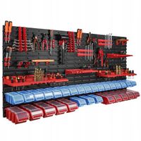 Botle Gereedschapswand 172x78cm met 30 bakjes en haken