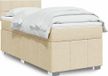 Maison Exclusive - Boxspringbed met matras, crème, 100x200 cm, gestoffeerd