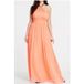 GUESS Marciano By Smitten Robe Fleur Pêche Taille : 38