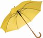 Merkloos / Sans marque Rainmaster Paraplu - houten handvat - geel scherm - 103 cm