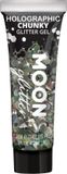 Moon Creations Moon Glitter Holographic Chunky Glitter Gel Make-up - Zwart