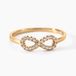 Merane Bague Plaqué Or Jaune Oxyde De Zirconium