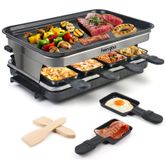 OEM Raclettegrill voor 8 personen, inclusief 8 pannetjes, 1500 watt